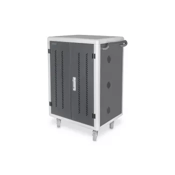 DIGITUS Charging trolley 15.6in USB-C 30 charge bases PDU fan 1260 x 824 x 650mm