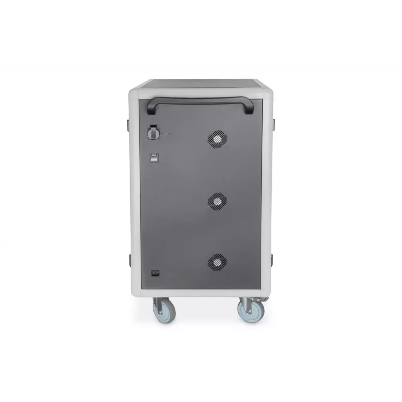 DIGITUS Charging trolley 15.6in USB-C 30 charge bases PDU fan 1260 x 824 x 650mm