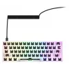 Compact 60% wired keyboard Sharkoon SKILLER SGK50 S4 — QWERTY German layout, RGB backlight, USB, 1.5 m cable, white