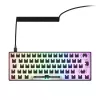 Mechanical compact 60% keyboard Sharkoon SKILLER SGK50 S4 — Wired USB, QWERTY German layout, RGB backlight, 1.5 m cable, black
