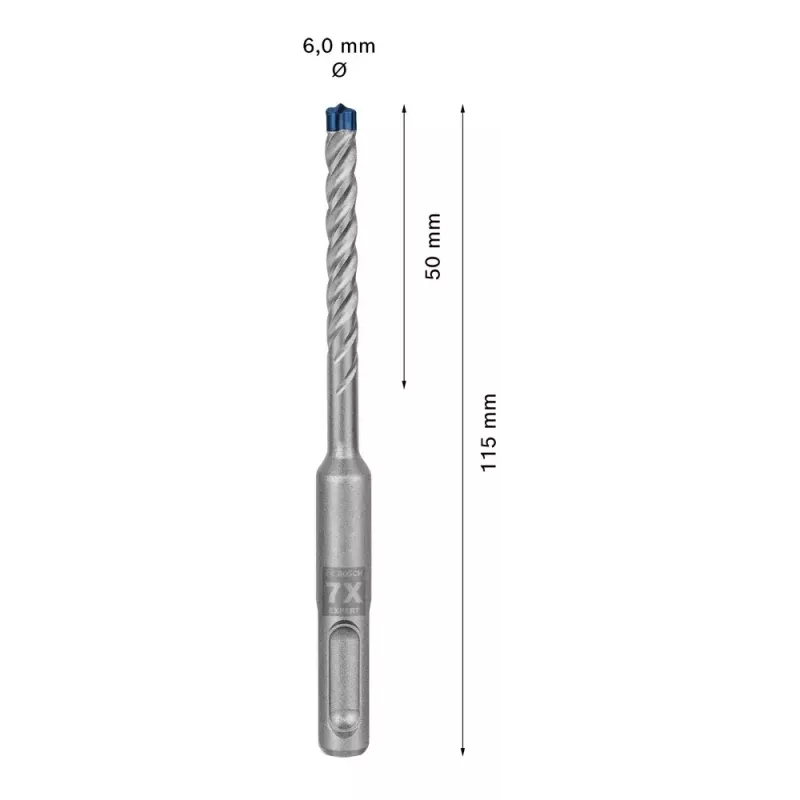 Drill Bit Bosch SDS plus-7X 6mm 115mm