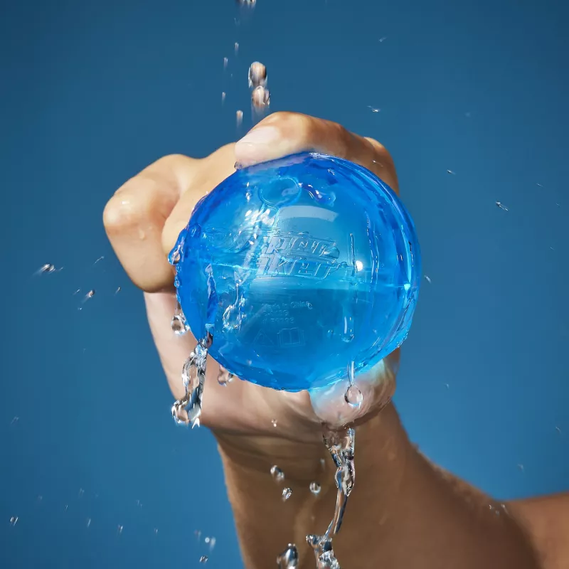 Water balloons HASBRO Nerf Super Soaker Hydro Balls — built-in water tank, 6 pcs, plastic, blue/yellow, age 6+