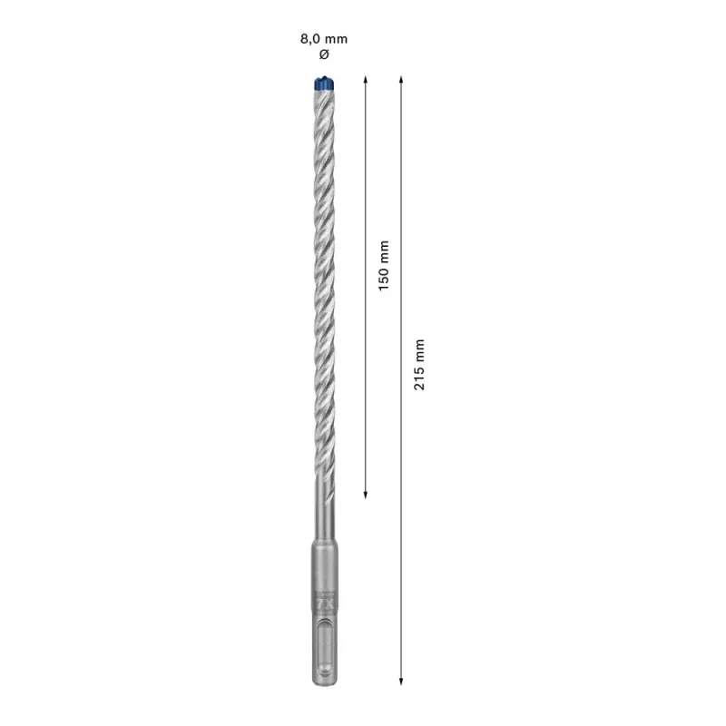 Drill Bit Bosch SDS plus-7X 8mm 215mm