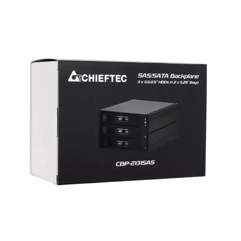 Chieftec CBP-2131SAS drive bay panel Carrier panel Black
