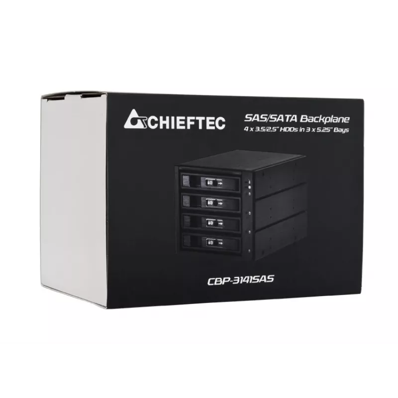 Chieftec CBP-3141SAS drive bay panel Black