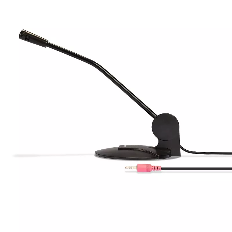 Lindy 3.5mm Audio Desktop Microphone, Conference microphone, 54 dB, 30 - 10000 Hz, 0.5%, 2200 Ω, Unidirectional