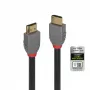 Lindy 1m Ultra High Speed HDMI Cable, Anthra Line, 1 m, HDMI Type A (Standard), HDMI Type A (Standard), 3D, 48 Gbit/s, Black
