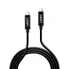 Lindy 5m Active USB 3.2 Gen 2 C/C Cable, 5 m, USB C, USB C, USB 3.2 Gen 2 (3.1 Gen 2), 10 Gbit/s, Black