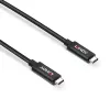 Lindy 5m Active USB 3.2 Gen 2 C/C Cable, 5 m, USB C, USB C, USB 3.2 Gen 2 (3.1 Gen 2), 10 Gbit/s, Black