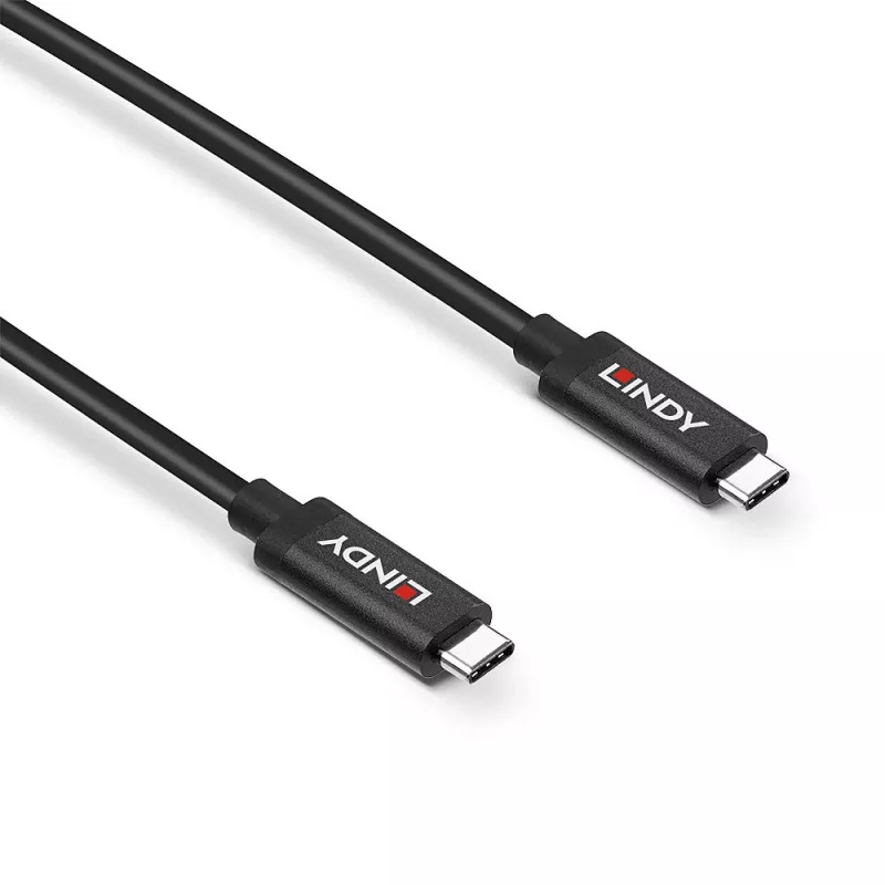 Lindy 5m Active USB 3.2 Gen 2 C/C Cable, 5 m, USB C, USB C, USB 3.2 Gen 2 (3.1 Gen 2), 10 Gbit/s, Black