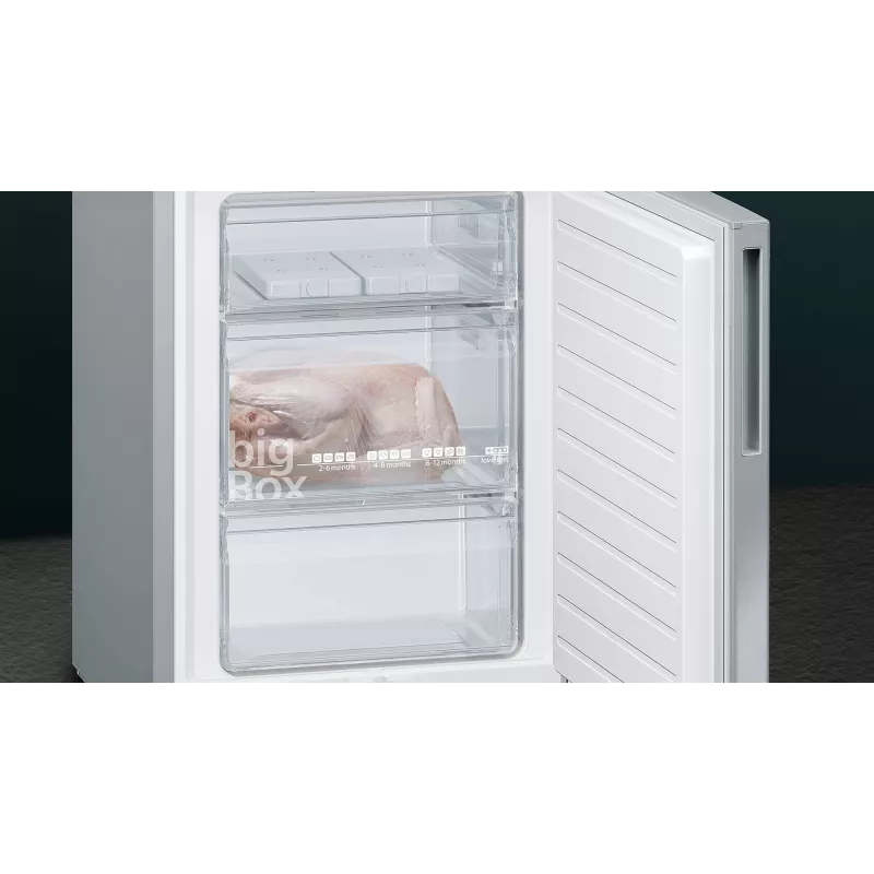 Siemens iQ500 KG39EAICA fridge-freezer Freestanding 343 L Silver