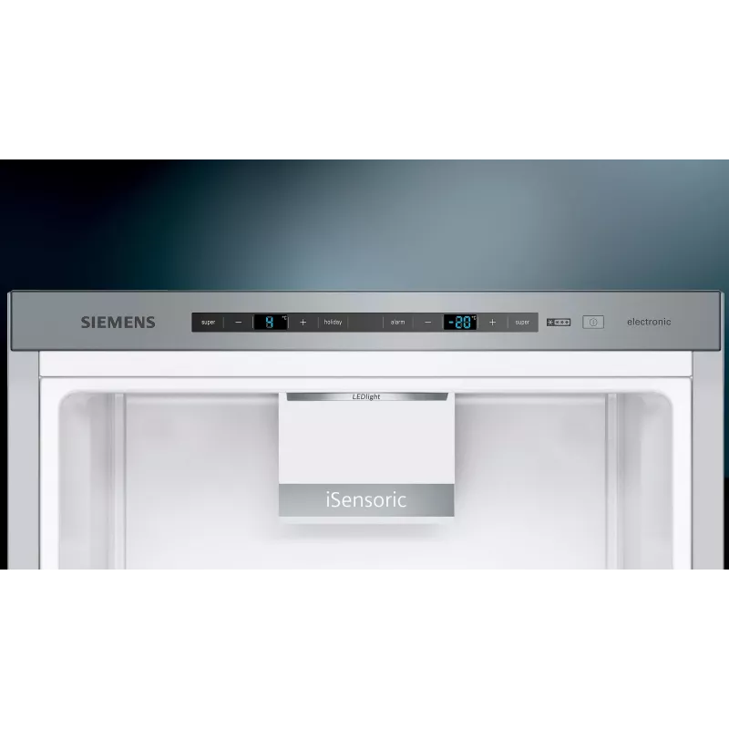 Siemens iQ500 KG39EAICA fridge-freezer Freestanding 343 L Silver