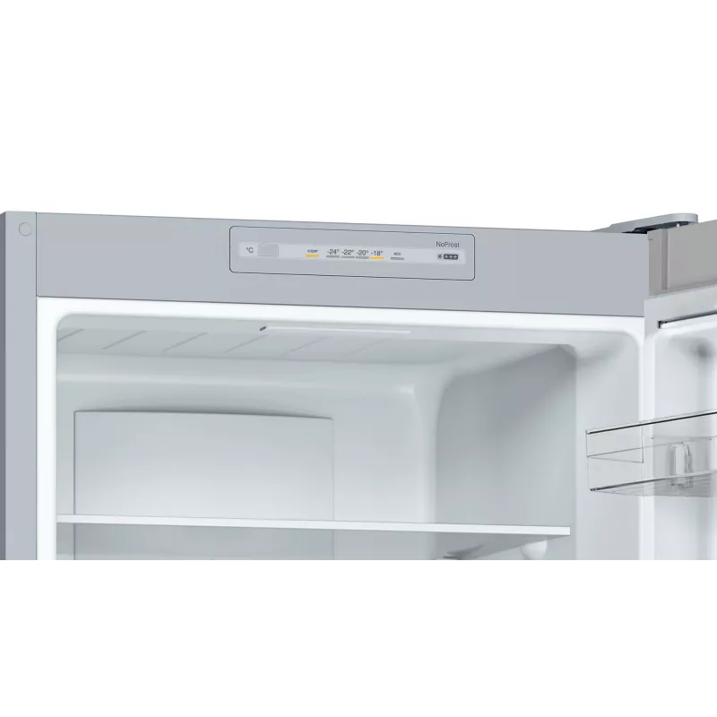 Bosch Serie 2 KGN33NLEB fridge-freezer Freestanding 282 L Stainless steel