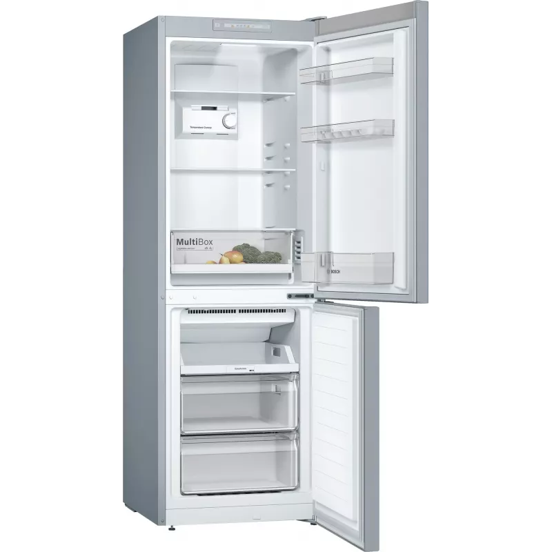 Bosch Serie 2 KGN33NLEB fridge-freezer Freestanding 282 L Stainless steel