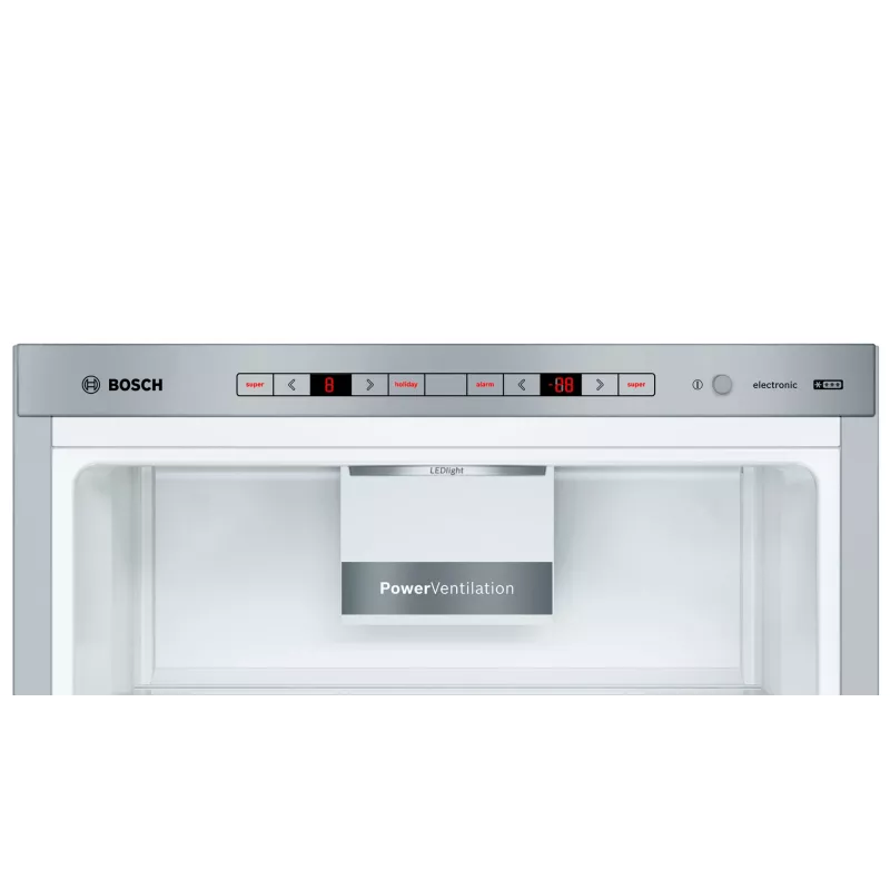 Bosch Serie 6 KGE39ALCA fridge-freezer Freestanding 343 L Stainless steel