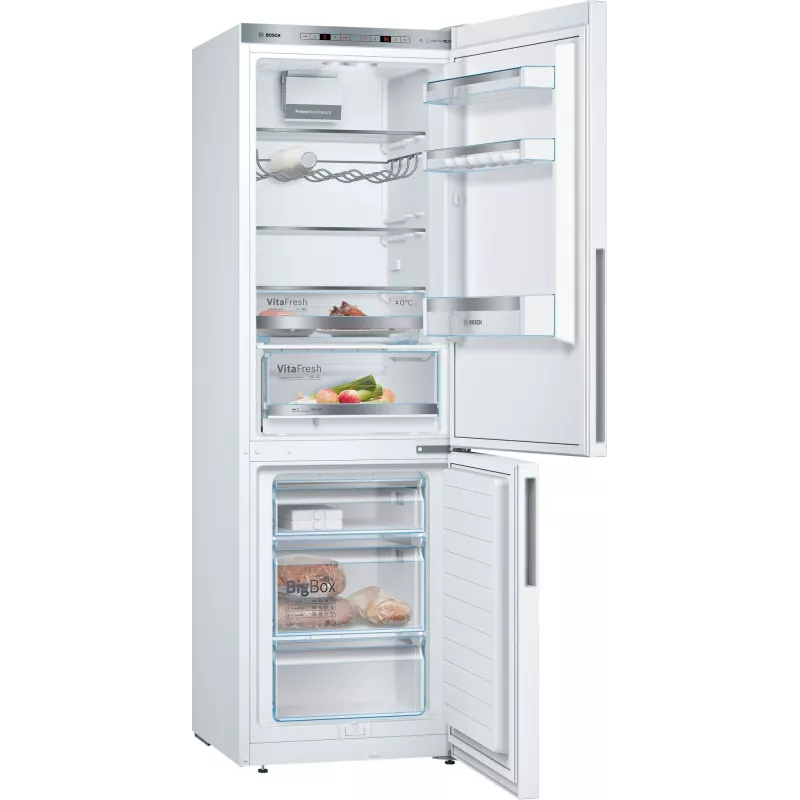 Bosch Serie 6 KGE36AWCA fridge-freezer Freestanding 308 L White