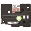 Brother Laminated tape, Black on fluorescent orange, TZe, Grey, Thermal transfer, China, 5 year(s)