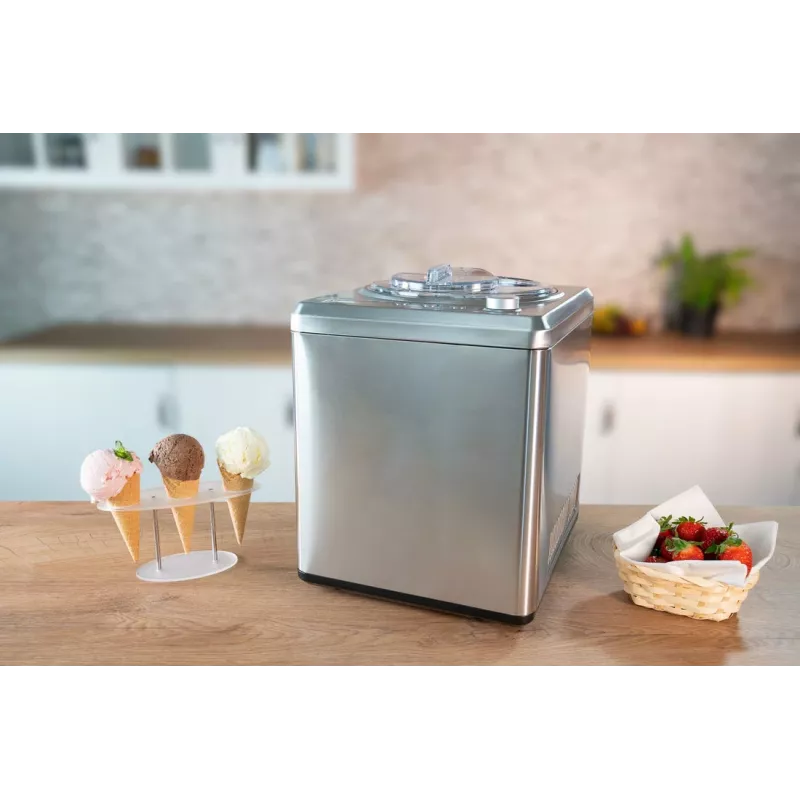 Unold 48872 ice cream maker Compressor ice cream maker 2 L 180 W Stainless steel