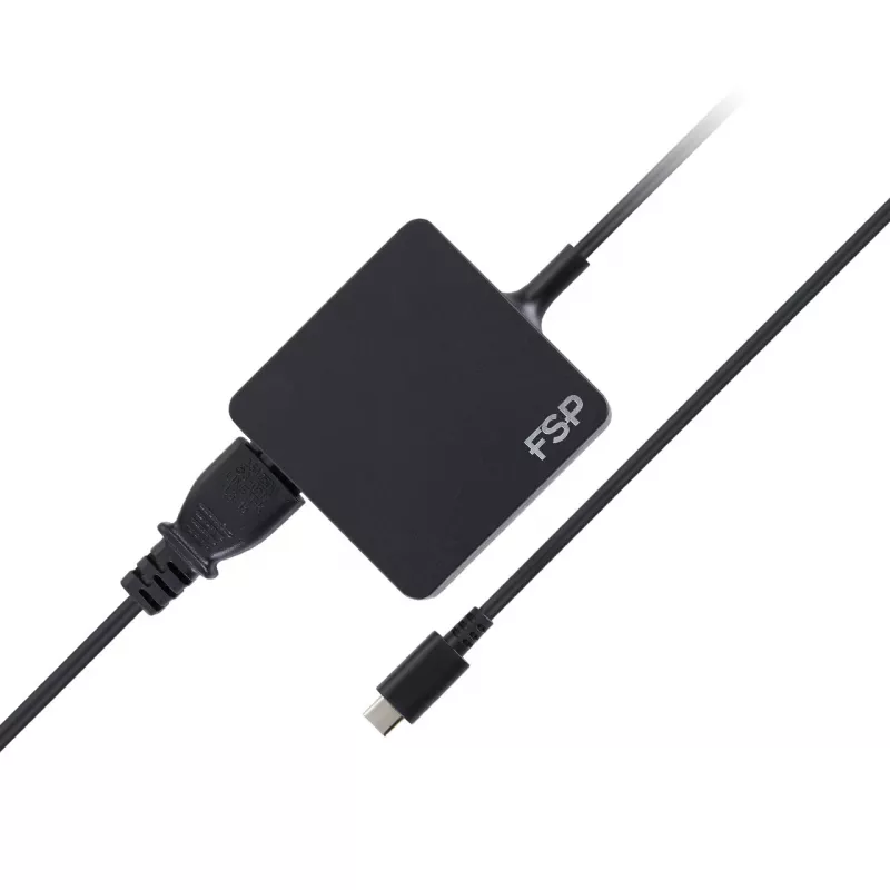 FSP NB C 65 Adapter PD, Output: 5V, 9V, 12V, 15V, 20V, Universal, Indoor, 100 - 240 V, 50/60 Hz, 65 W, 5 - 20 V