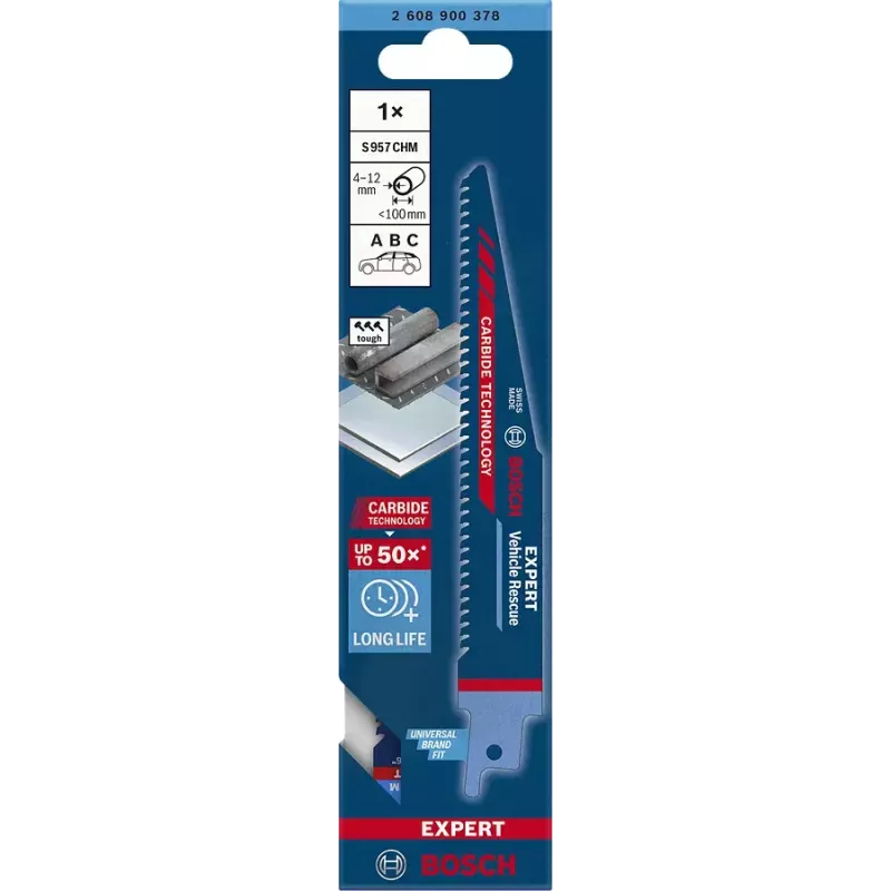 Bosch 2 608 900 378 jigsaw/scroll saw/reciprocating saw blade Sabre saw blade High carbon steel (HCS) 1 pc(s)