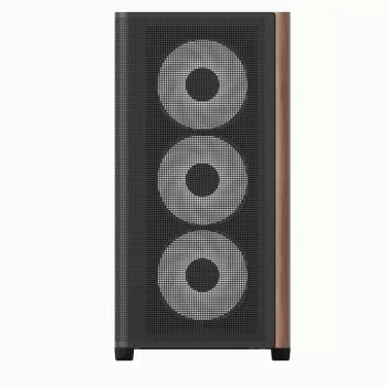 Mini Tower PC Aerocool D301A Black Wood ATX Power Supply