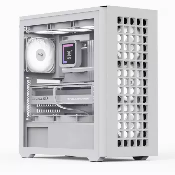Aerocool D502A Midi Tower White