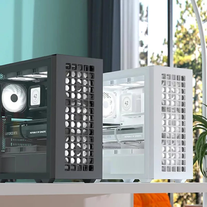 Aerocool D502A Midi Tower White