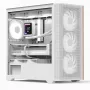 Aerocool D301A Mini Tower White, Wood