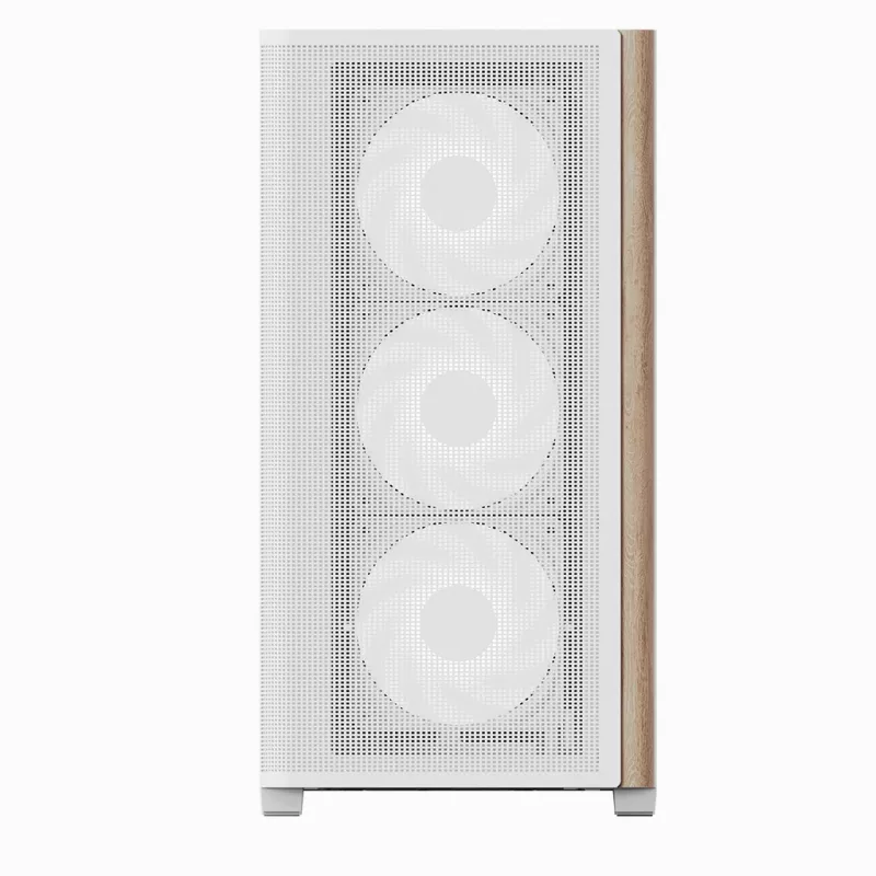 Aerocool D301A Mini Tower White, Wood