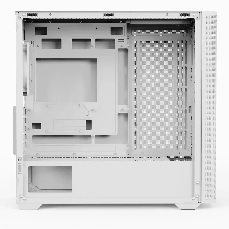 Aerocool D301A Mini Tower White, Wood