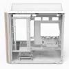 Aerocool D301A Mini Tower White, Wood