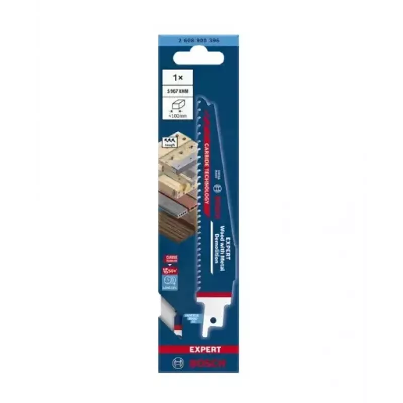 Bosch 2 608 900 396 jigsaw/scroll saw/reciprocating saw blade Sabre saw blade Carbide 1 pc(s)