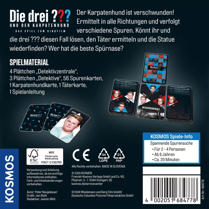 Kosmos 46234735 board/card game 20 min Detective
