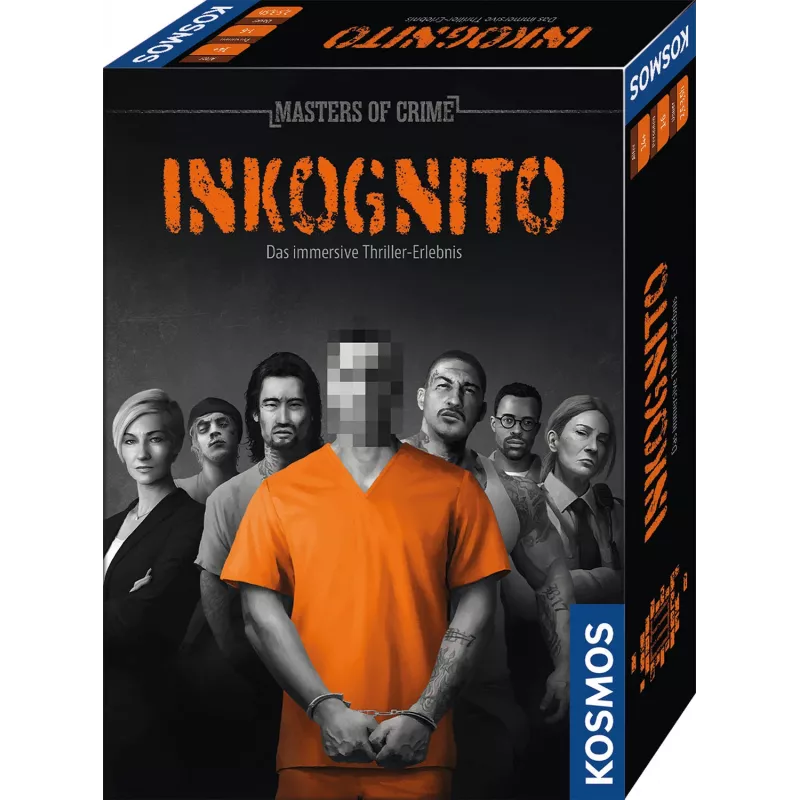 Kosmos Masters of Crime - Inkognito 150 min Board game Detective