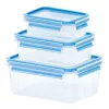 EMSA 508566 food storage container Rectangular Set Transparent 3 pc(s)