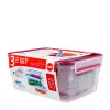EMSA 508566 food storage container Rectangular Set Transparent 3 pc(s)