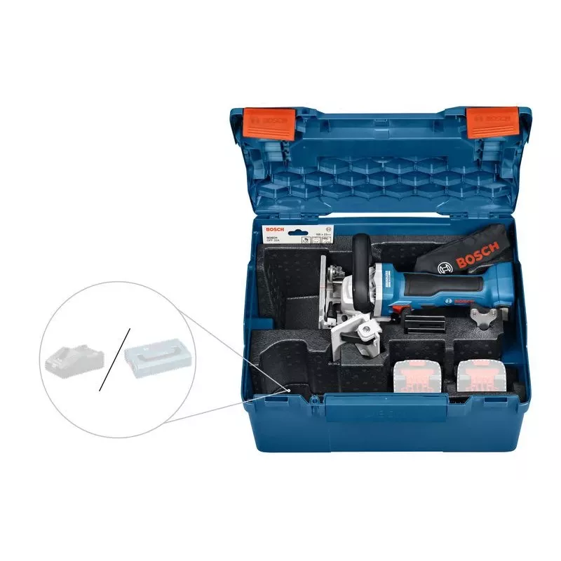 Bosch GFF 18V-22 Professional Angle die grinder 11000 RPM Black, Blue
