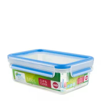 EMSA 508540 food storage container Rectangular Box 1 L Transparent 6 pc(s)