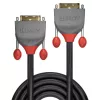 Lindy 10m DVI-D Dual Link Cable, Anthra Line, 10 m, DVI-D, DVI-D, Male, Male, Black