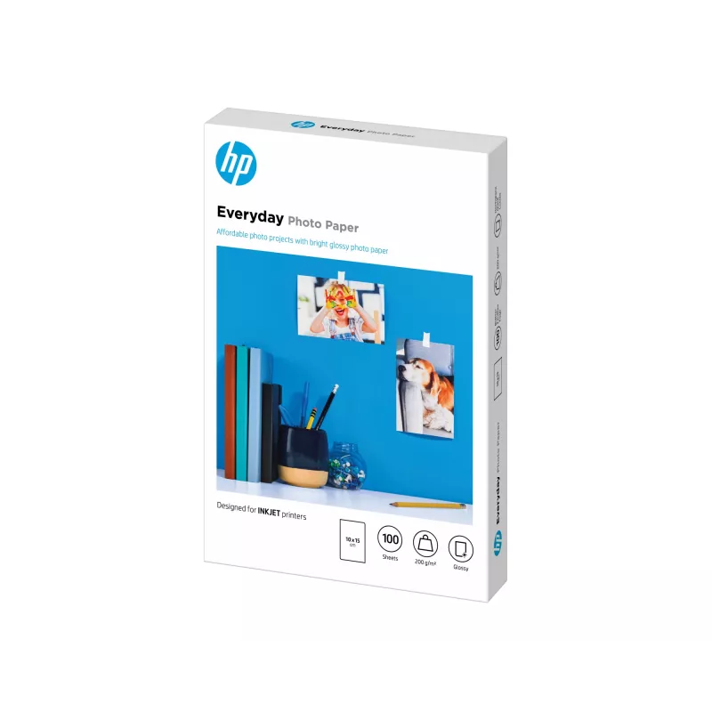 HP Everyday Photo Paper Glossy 200 g/m2 10 x 15 cm (101 x 152 mm) 100 sheets