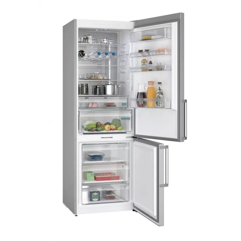 Siemens iQ500 KG49NAICT fridge-freezer Freestanding 440 L Stainless steel