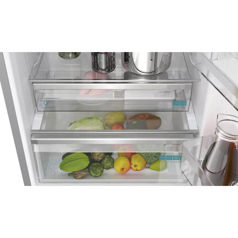Siemens iQ500 KG49NAICT fridge-freezer Freestanding 440 L Stainless steel