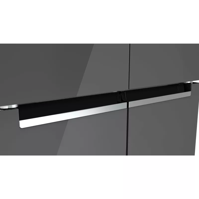 Bosch Serie 4 KMC85LEEA side-by-side refrigerator Freestanding 547 L Grey