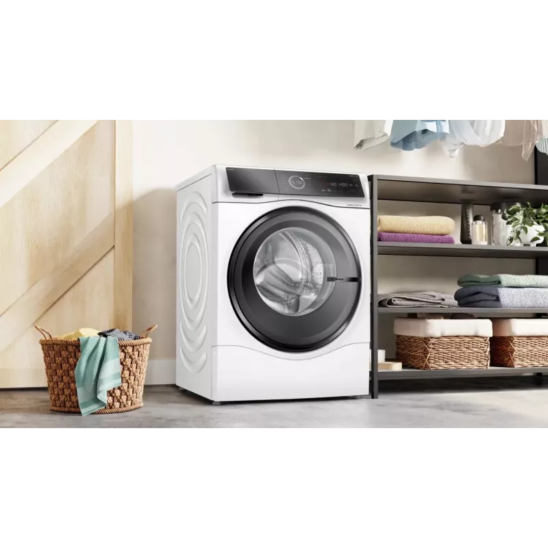 Bosch Serie 8 WNC254A40 washer dryer Freestanding Front-load White