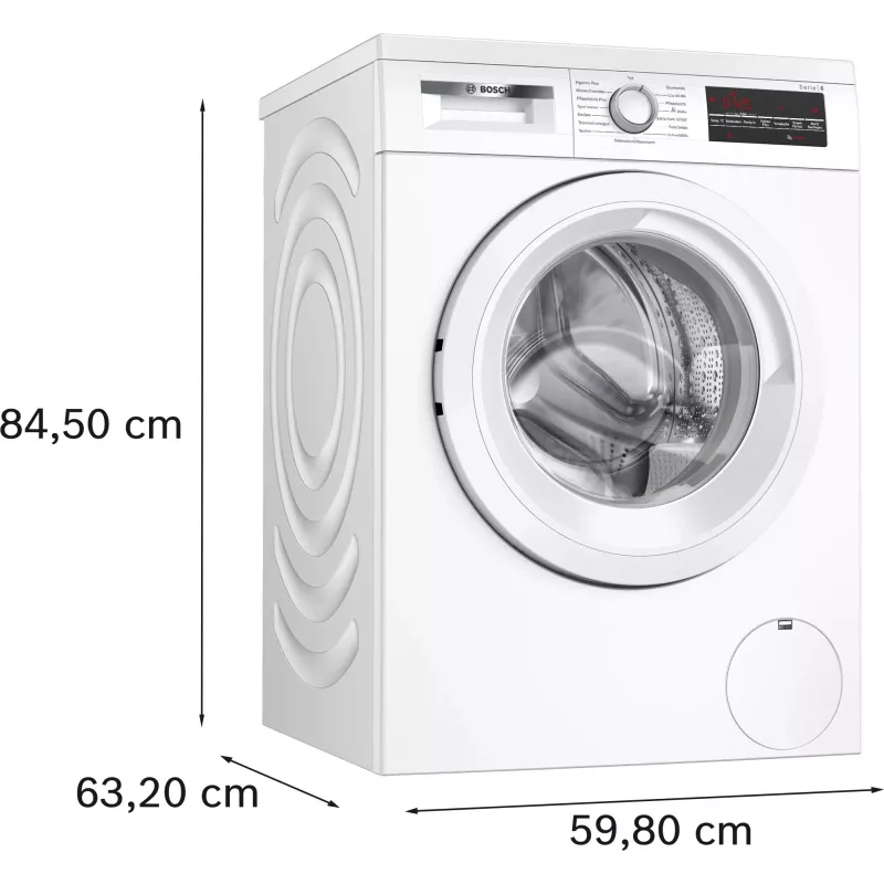 Bosch Serie 6 WUU28T22 washing machine Front-load 9 kg 1351 RPM White