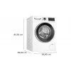 Bosch Serie 6 WGG244F40 washing machine Front-load 9 kg 1351 RPM White