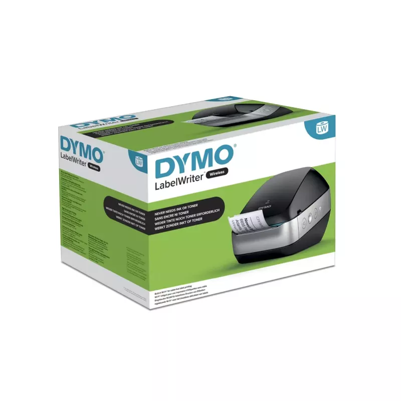 DYMO LabelWriter Wireless Label Maker | Wi-Fi/Network Label Printer | Black