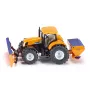 Siku Tractor with ploughing plate and salt spreader, Tractor model, Preassembled, 1:50, Metal, Plastic, 3 yr(s), Black, Blue, Orange
