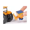 Siku Tractor with ploughing plate and salt spreader, Tractor model, Preassembled, 1:50, Metal, Plastic, 3 yr(s), Black, Blue, Orange