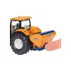 Siku Tractor with ploughing plate and salt spreader, Tractor model, Preassembled, 1:50, Metal, Plastic, 3 yr(s), Black, Blue, Orange